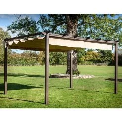 Hartman Roma 3x4m Rectangular Pergola Bronze -Garden Sphere Deals Store 1016022 2