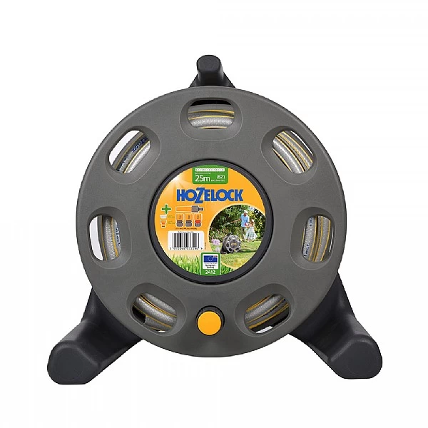 Hozelock Compact Reel With 25m Multi-purpose Hose & Nozzle 1 Hozelock Compact Reel With 25m Multi-purpose Hose & Nozzle