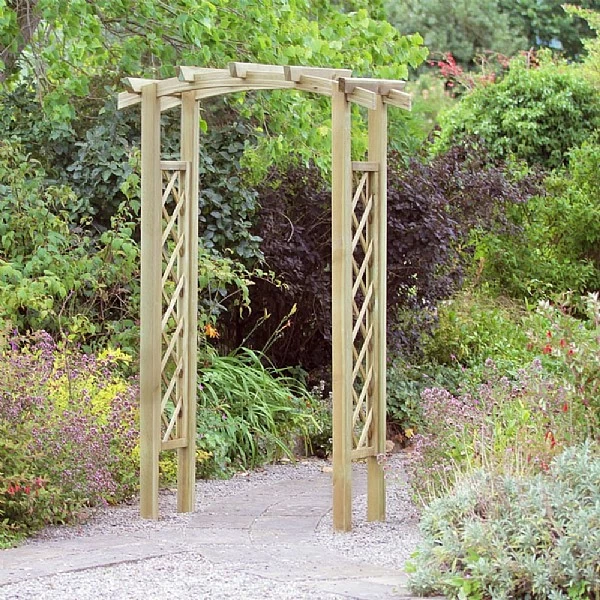 Zest Starlight Wooden Garden Arch 2 Zest Starlight Wooden Garden Arch - Image 2