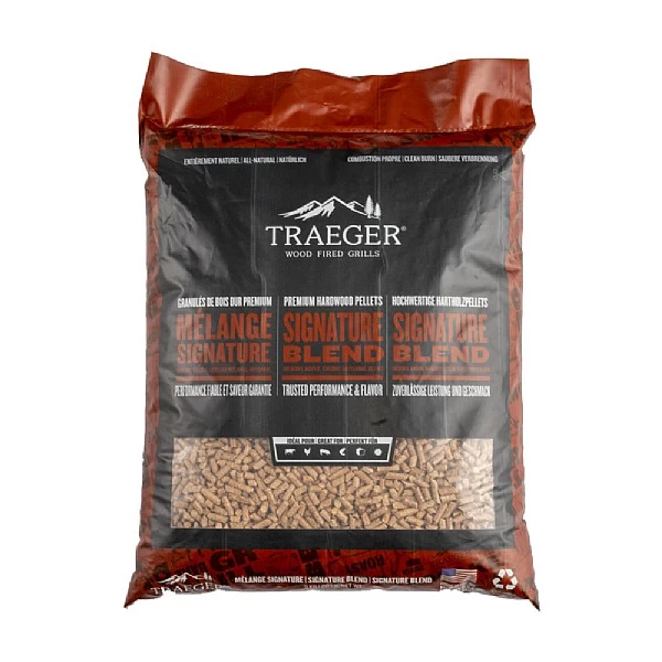 Traeger Signature Blend Pellets 9kg Bag 1 Traeger Signature Blend Pellets 9kg Bag