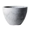 Stewart Garden 37cm Low Honey Pot Planter - Alpine Grey