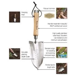Kent & Stowe Stainless Steel Capability Trowel -Garden Sphere Deals Store 1139543 6