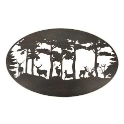 Fallen Fruits Wall Art Oval Deer