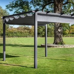 Hartman Roma 3x3m Square Pergola Grey