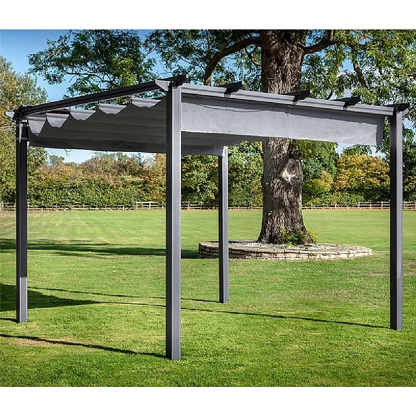 Hartman Roma 3x3m Square Pergola Grey 3 Hartman Roma 3x3m Square Pergola Grey - Image 3