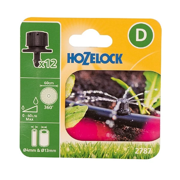 Hozelock End Of Line 360 Degree Adjustable Sprinkler (12 Pack) 1 Hozelock End Of Line 360 Degree Adjustable Sprinkler (12 Pack)