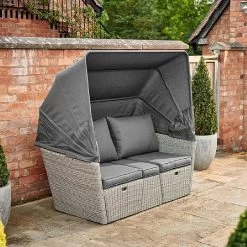 Kettler Palma Daybed - White Wash -Garden Sphere Deals Store 1178092 3