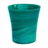 Ivyline Flared Orchid Pot Cover Teal 14cm