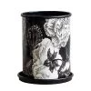 Kew Eclectic Orangery Noir Planter With Saucer 13cm