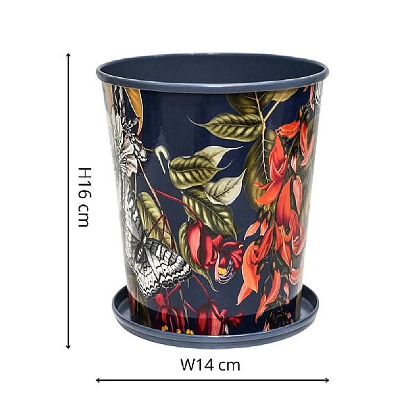 Kew Temperate House Planter With Saucer 14cm 4 Kew Temperate House Planter With Saucer 14cm - Image 4