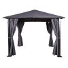 Marbella 3x4m Grey Gazebo