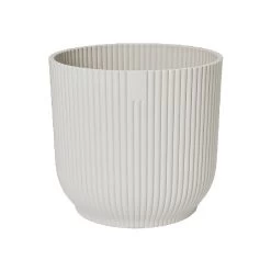 Elho Vibes Fold Round Planter 22cm Silky White -Garden Sphere Deals Store 1230826 5