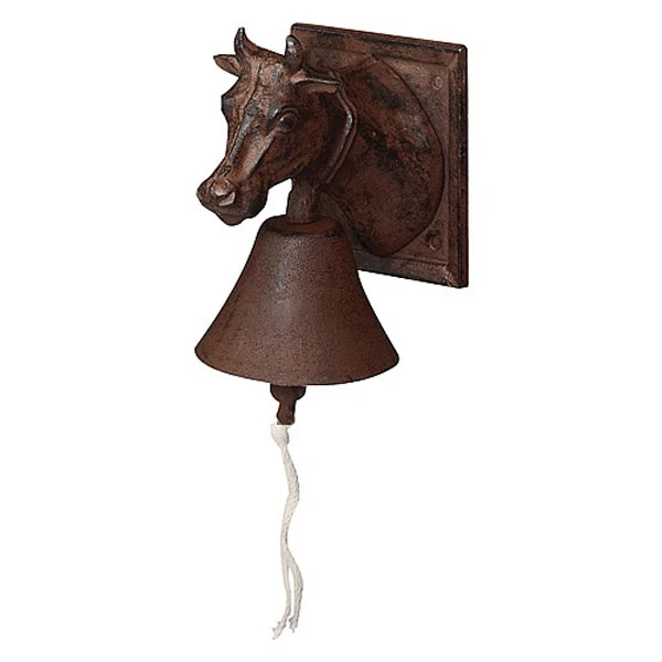 Cast Iron Doorbell - Cow's Head 1 Cast Iron Doorbell - Cow's Head