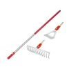 Wolf Garten P512 Dutch Hoe, Soil Rake & Handle Set