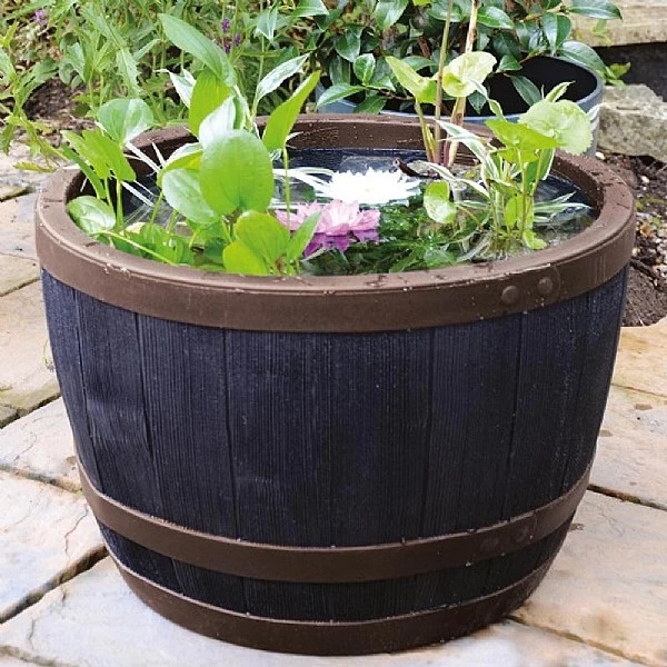 Blenheim Half Barrel Planter 61cm Copper 1 Blenheim Half Barrel Planter 61cm Copper