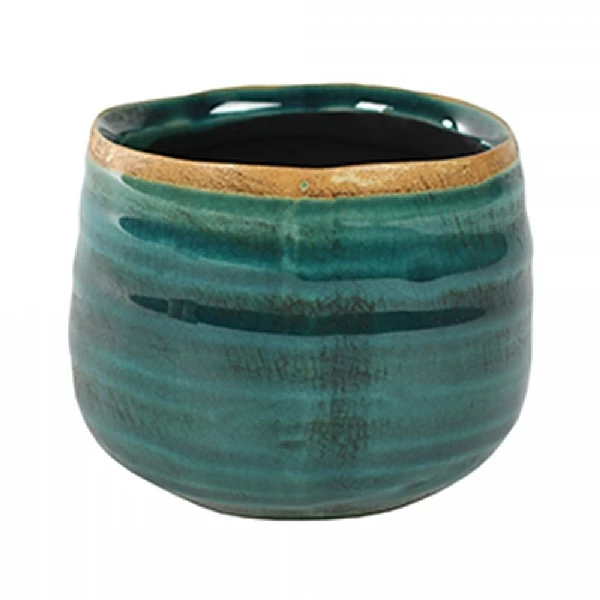 Ivyline Pot Como - Turquoise (Various Sizes) 1 Ivyline Pot Como - Turquoise (Various Sizes)