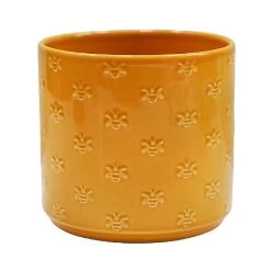 Ivyline Arley Bee Pot Cover Yellow (Various Sizes)