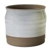 Ivyline Puro Lipped Gloss Ripple Pot Cover White (Various Sizes)