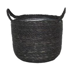 Ivyline Otto Grey Woven Lined Basket (Various Sizes)