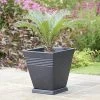 Piazza Square Planter 34cm (Various Colours)