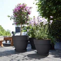 Elho Vibia Campana 35cm Round Planter (Various Colours) -Garden Sphere Deals Store VIBCAMRND35 3